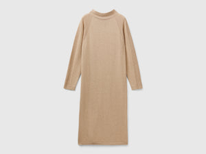 Vestito midi in misto cashmere