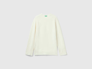 Maglia lupetto con spacchi