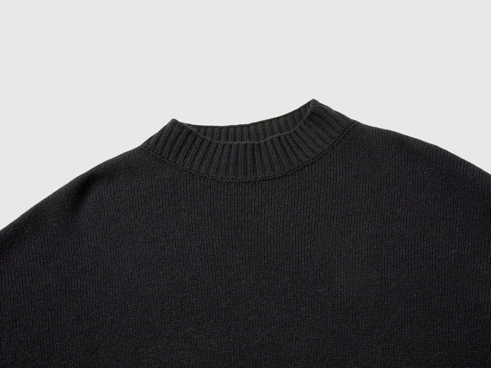 Vestito a lupetto in misto lana da donna nero 3 | Benetton Outlet