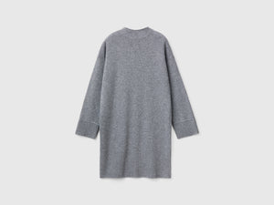 Wool blend turtleneck dress