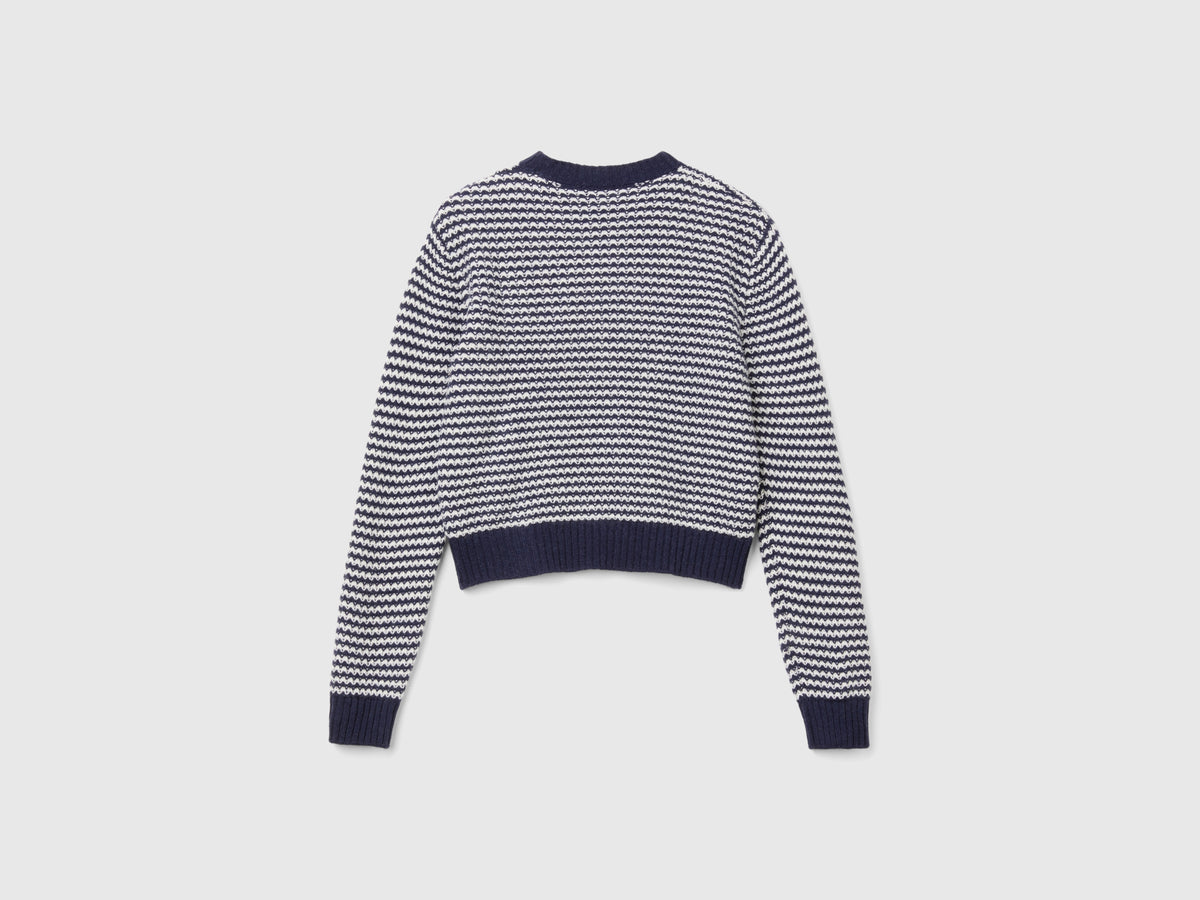 Maglia fantasia cropped