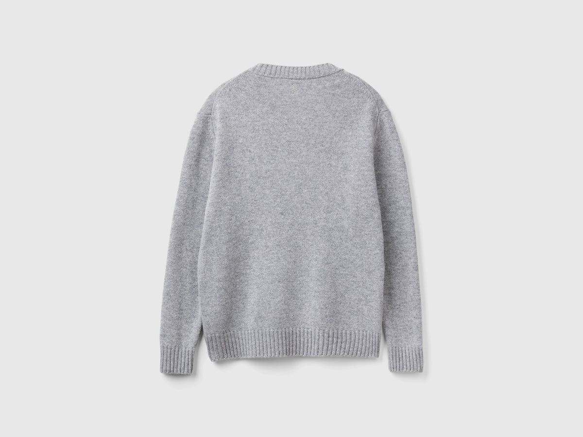 Maglione con grafica sci