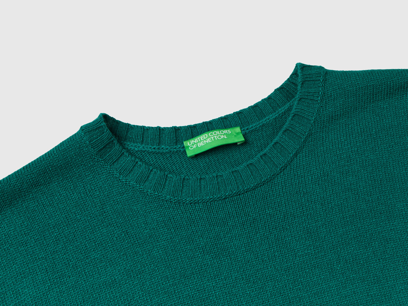 Gilet in misto lana e viscosa da donna verde scuro 3 | Benetton Outlet
