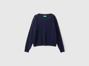 Maglia con scollo a barchetta