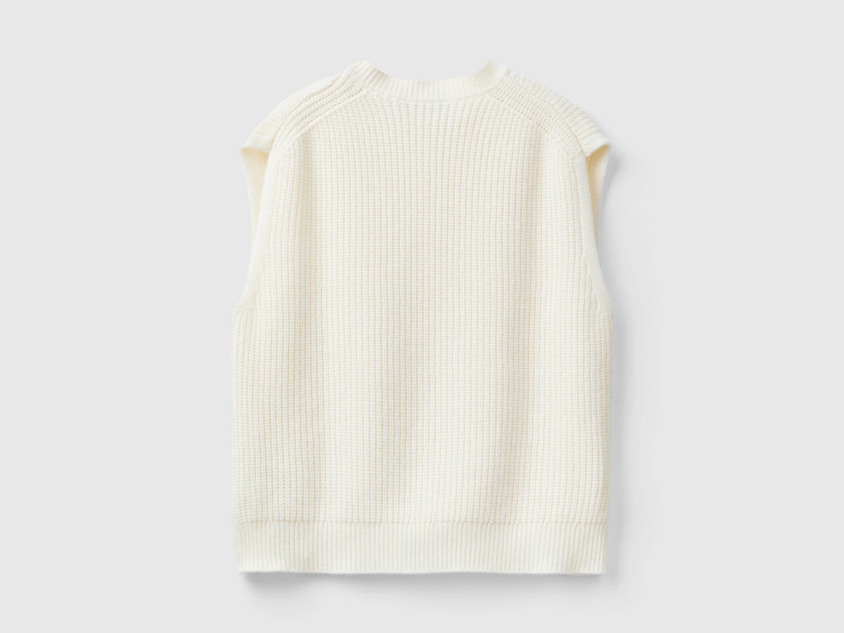 Gilet con trecce