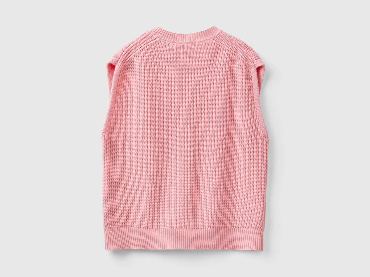 Gilet con trecce