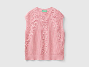 Gilet con trecce
