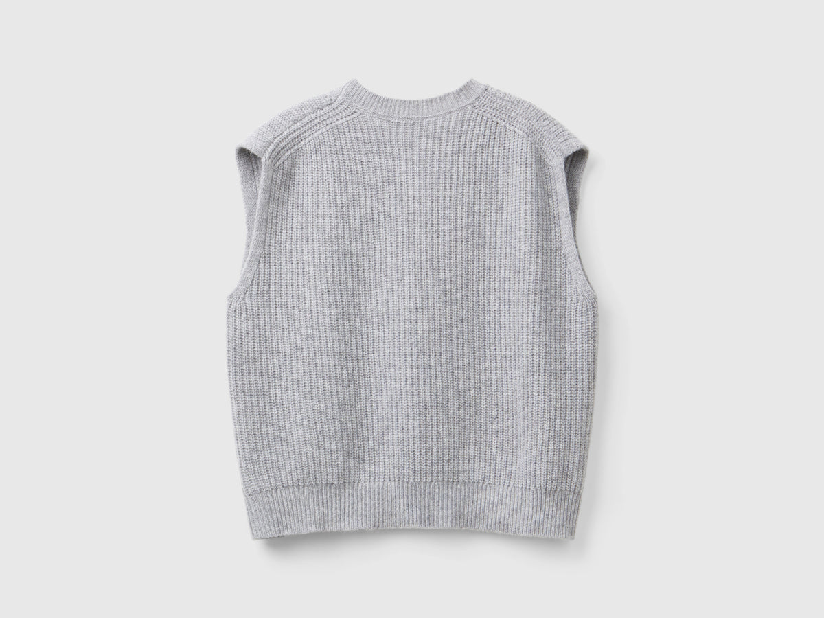 Gilet con trecce