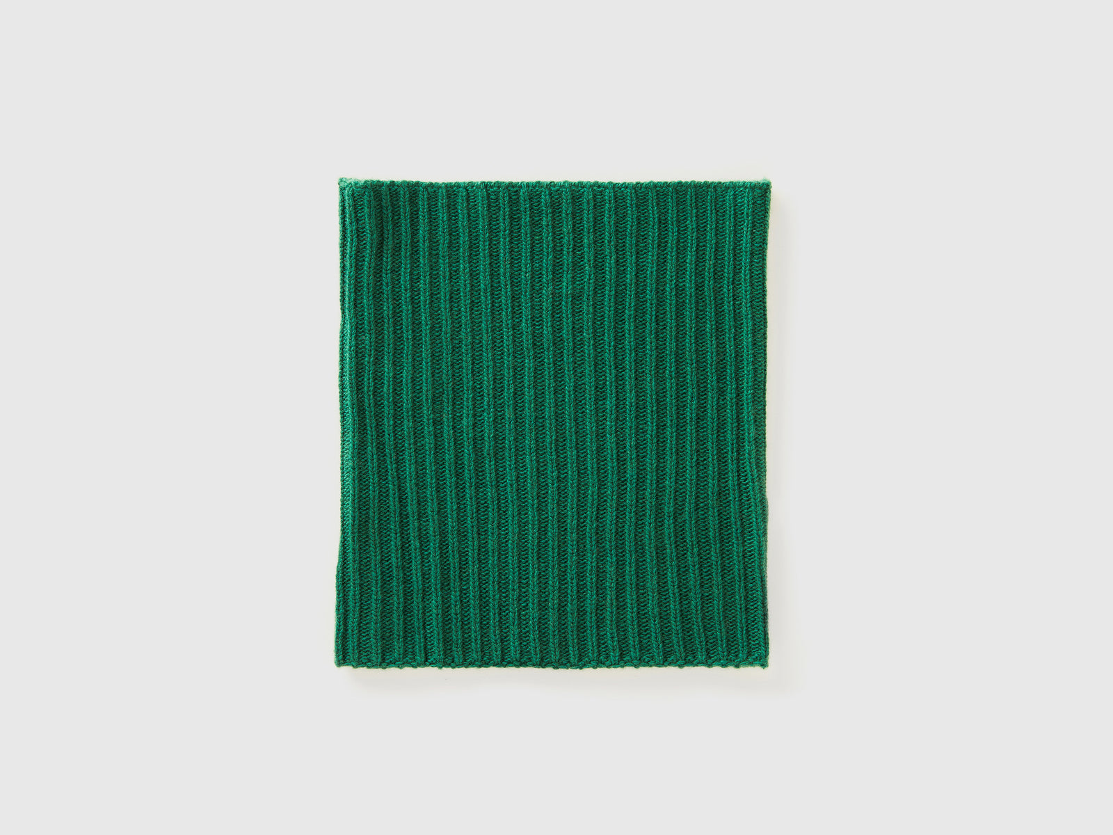 Scaldacollo in misto lana da donna verde | Benetton Outlet