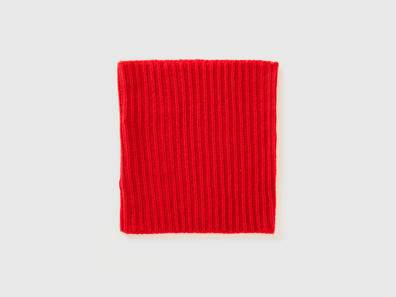 Calentador de cuello de mezcla de lana da donna rosso | Benetton Outlet