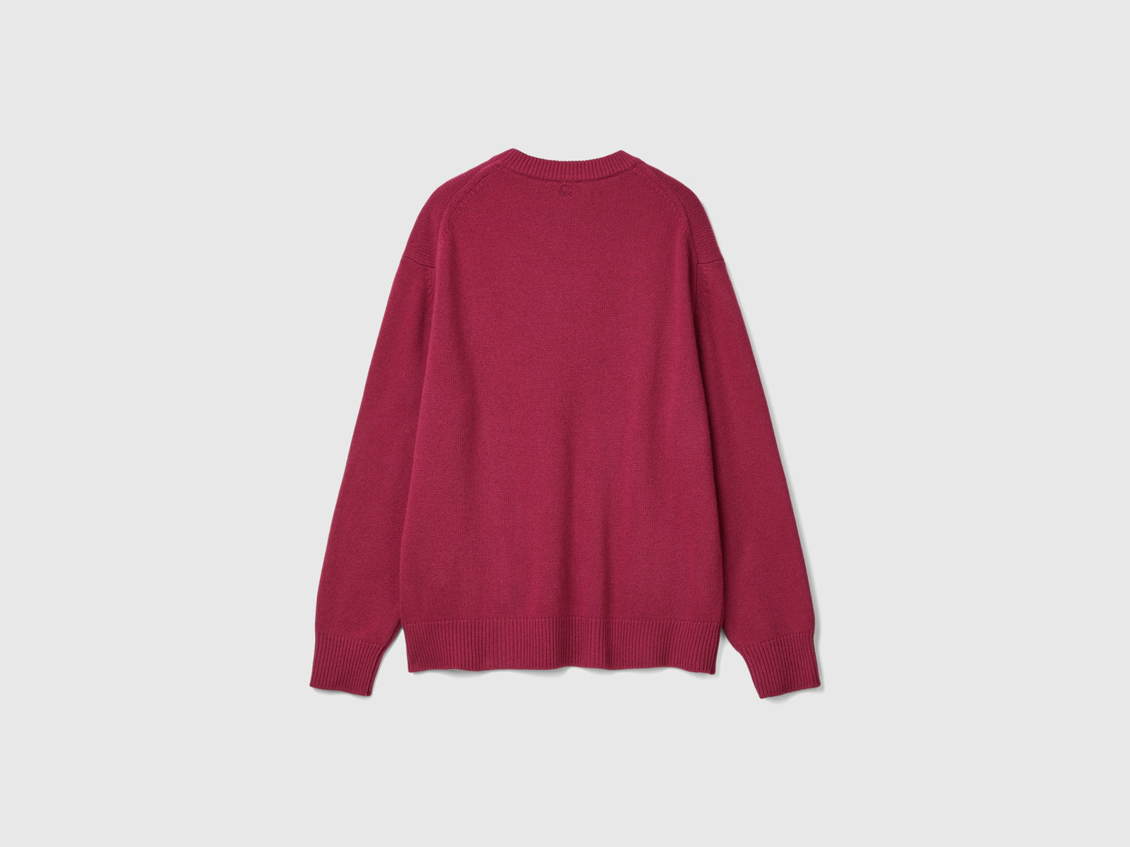 Maglia relaxed fit da uomo prugna 2 | Benetton Outlet