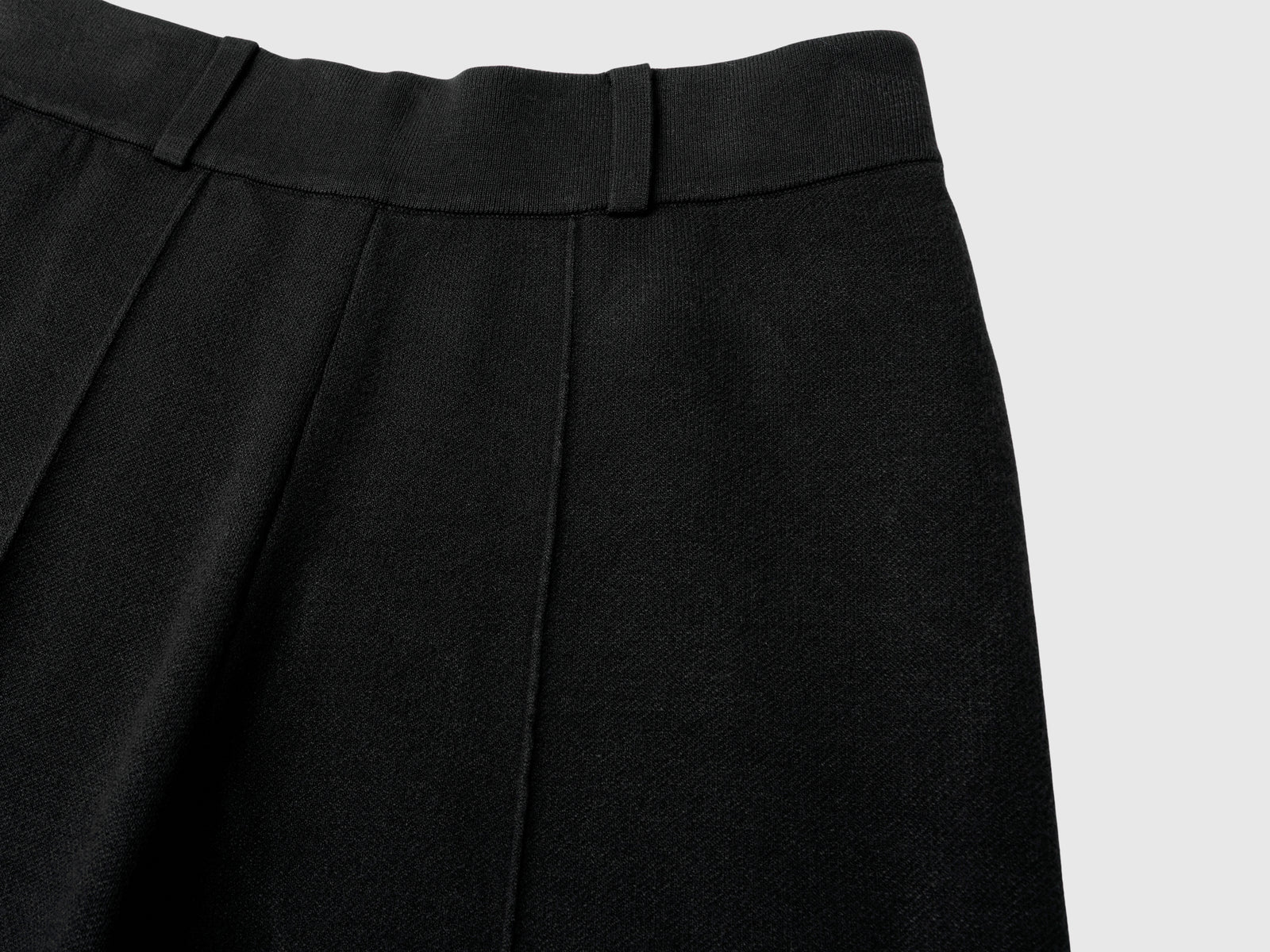 Palazzo trousers in viscose blend da donna nero 3 | Benetton Outlet