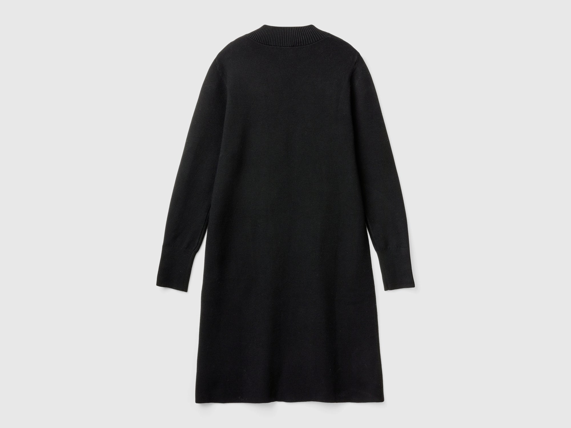 Knitted turtleneck dress da donna nero | Benetton Outlet Knitted turtleneck dress da donna nero | Benetton Outlet