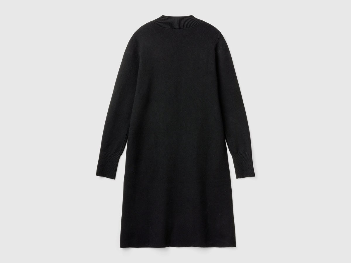 Vestito a lupetto in maglia