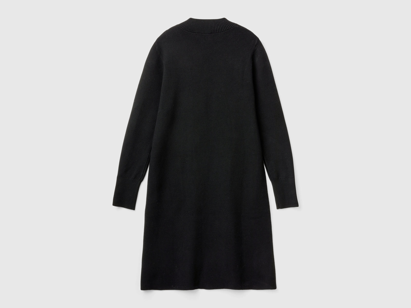 Vestito a lupetto in maglia da donna nero 2 | Benetton Outlet