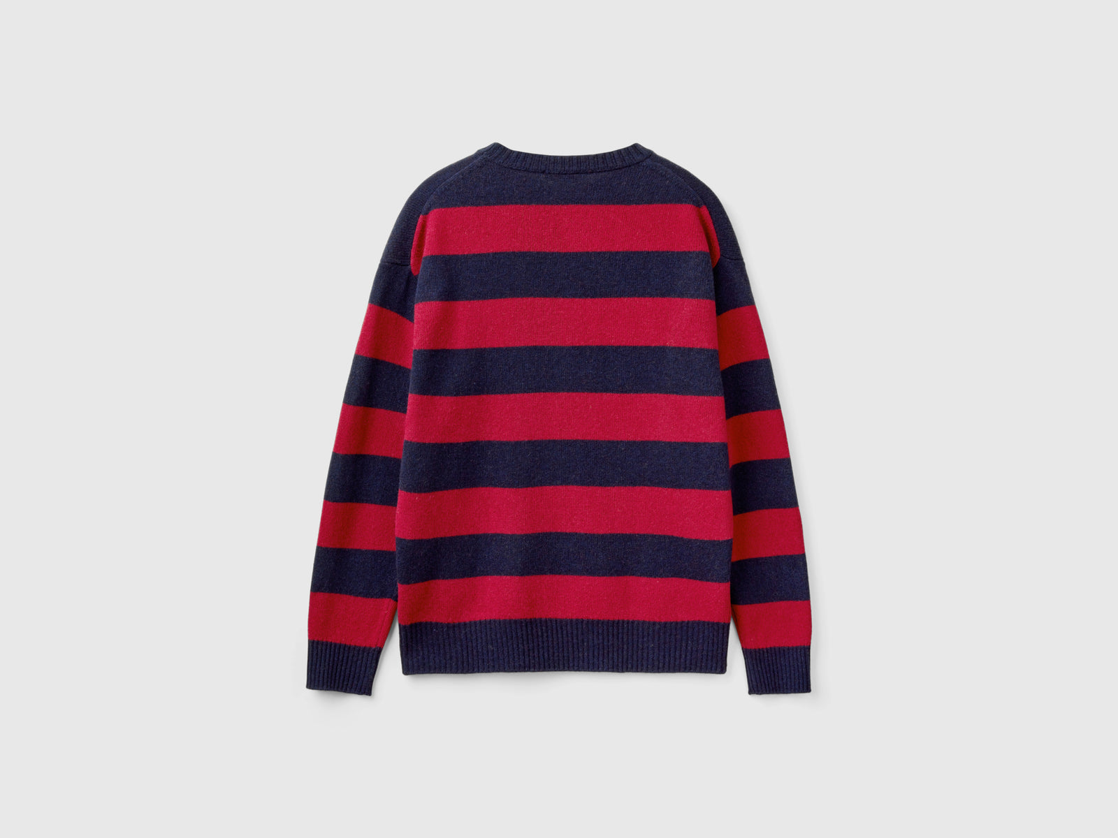 Maglione a righe in misto lana da uomo multi-color 2 | Benetton Outlet