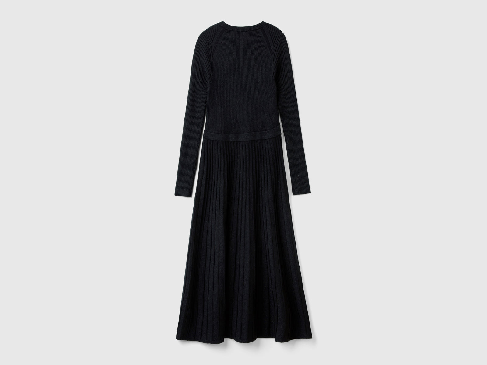 Vestito in maglia con lurex da donna nero 2 | Benetton Outlet