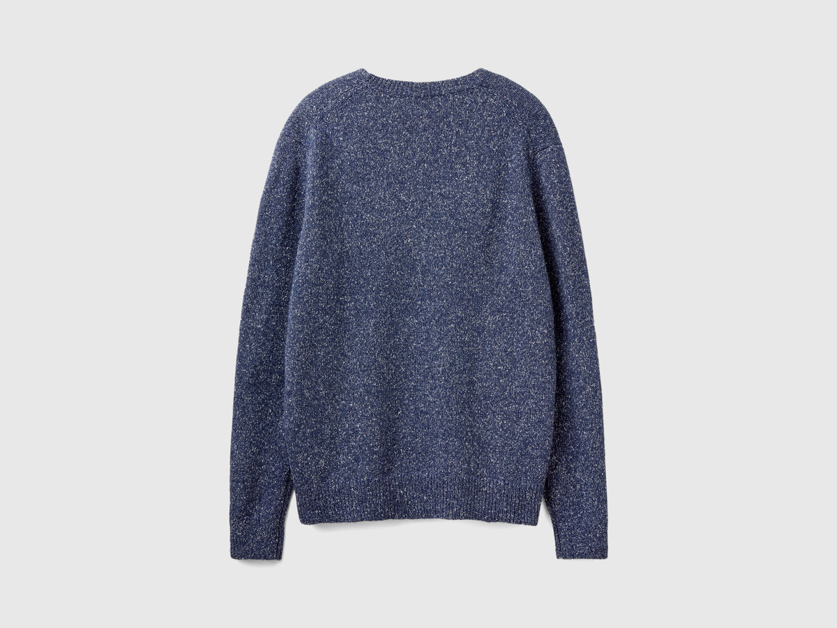 Maglione in misto lana e seta