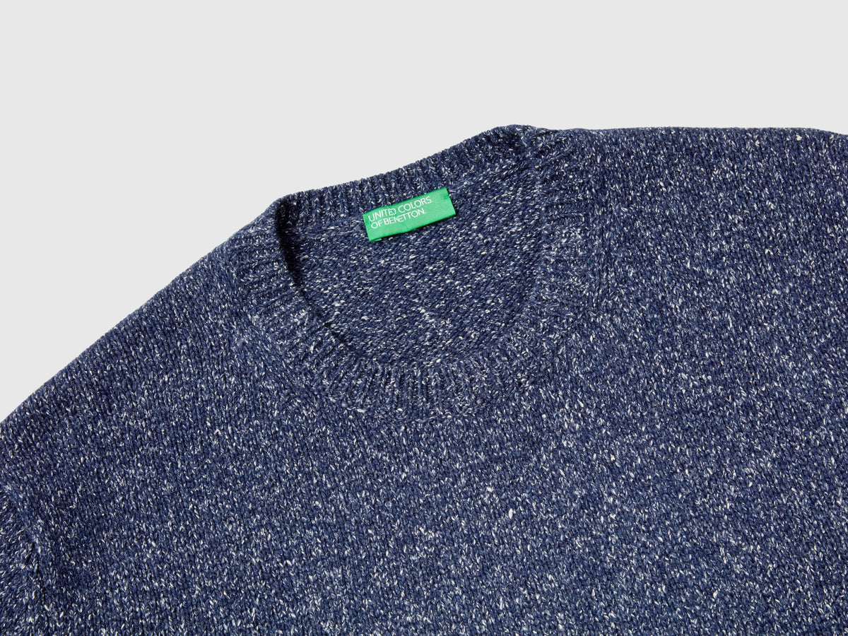Maglione in misto lana e seta