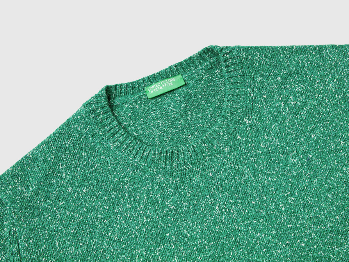 Maglione in misto lana e seta