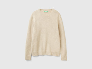 Maglione in misto lana e seta
