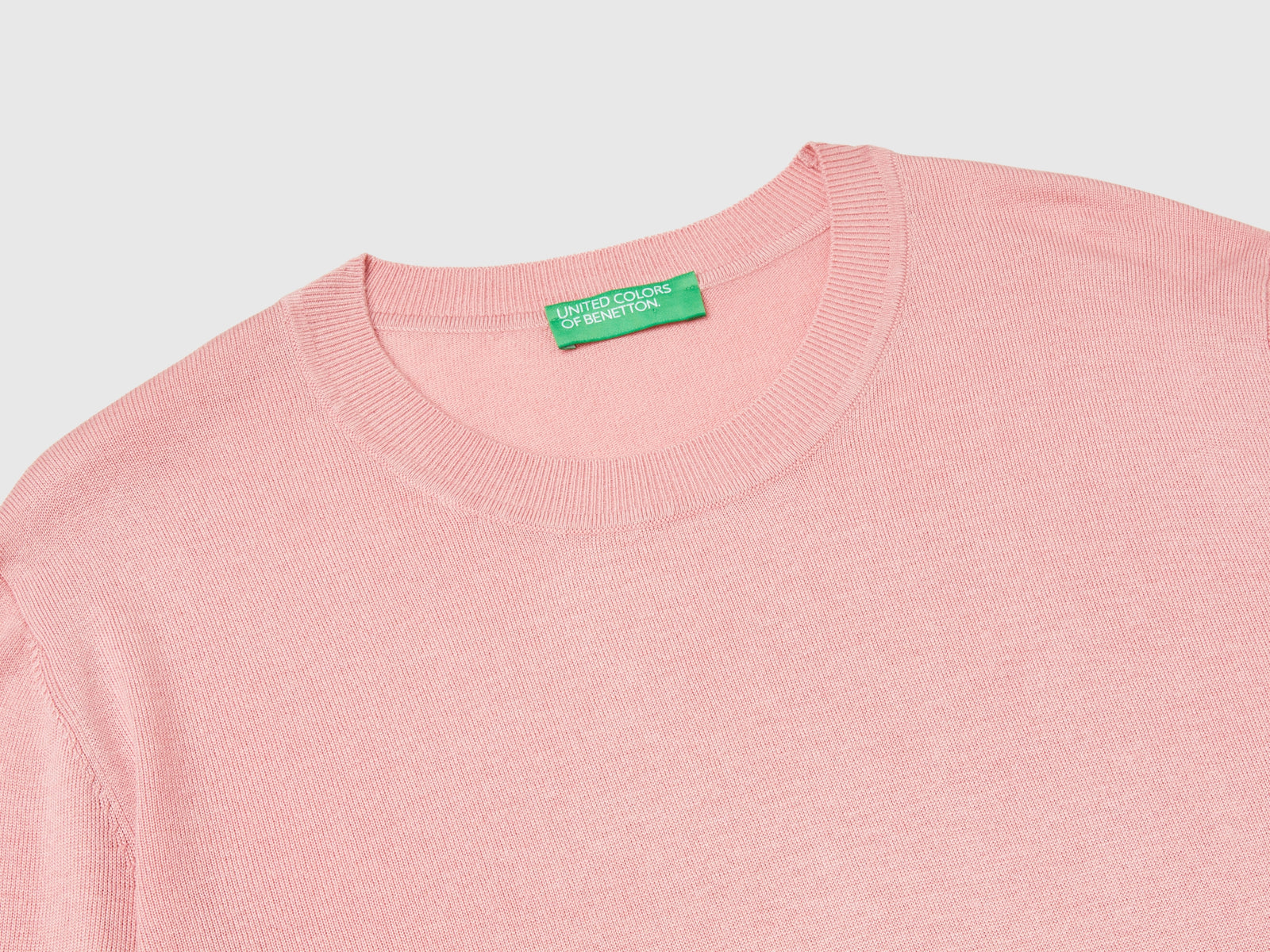 Long-sleeved silk blend sweater da donna rosa 3 | Benetton Outlet