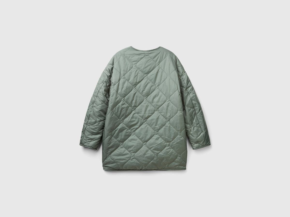 Bomber lungo in nylon