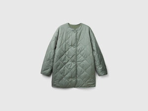 Bomber lungo in nylon