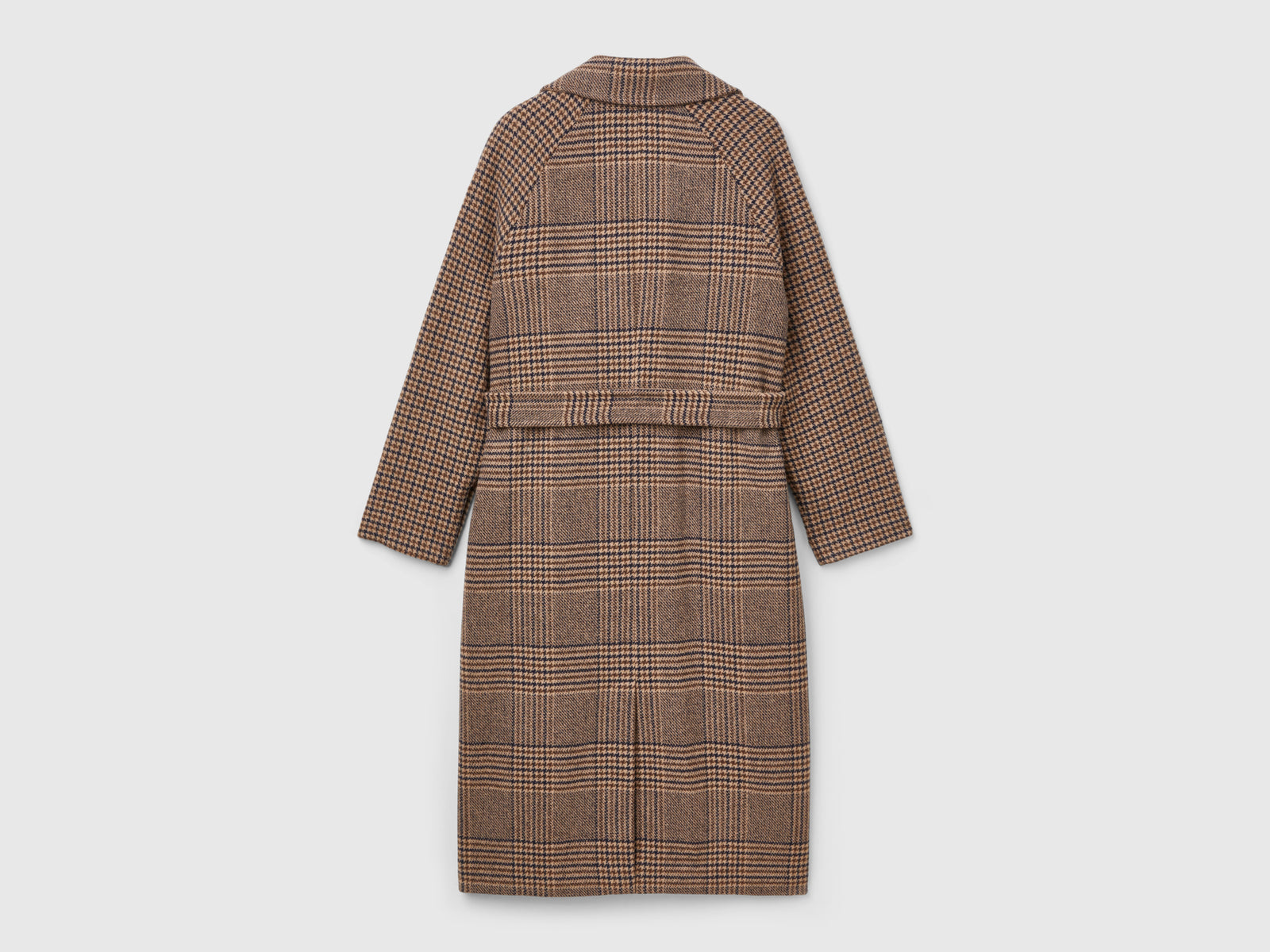 Cappotto doppiopetto principe di Galles da donna multi-color 2 | Benetton Outlet