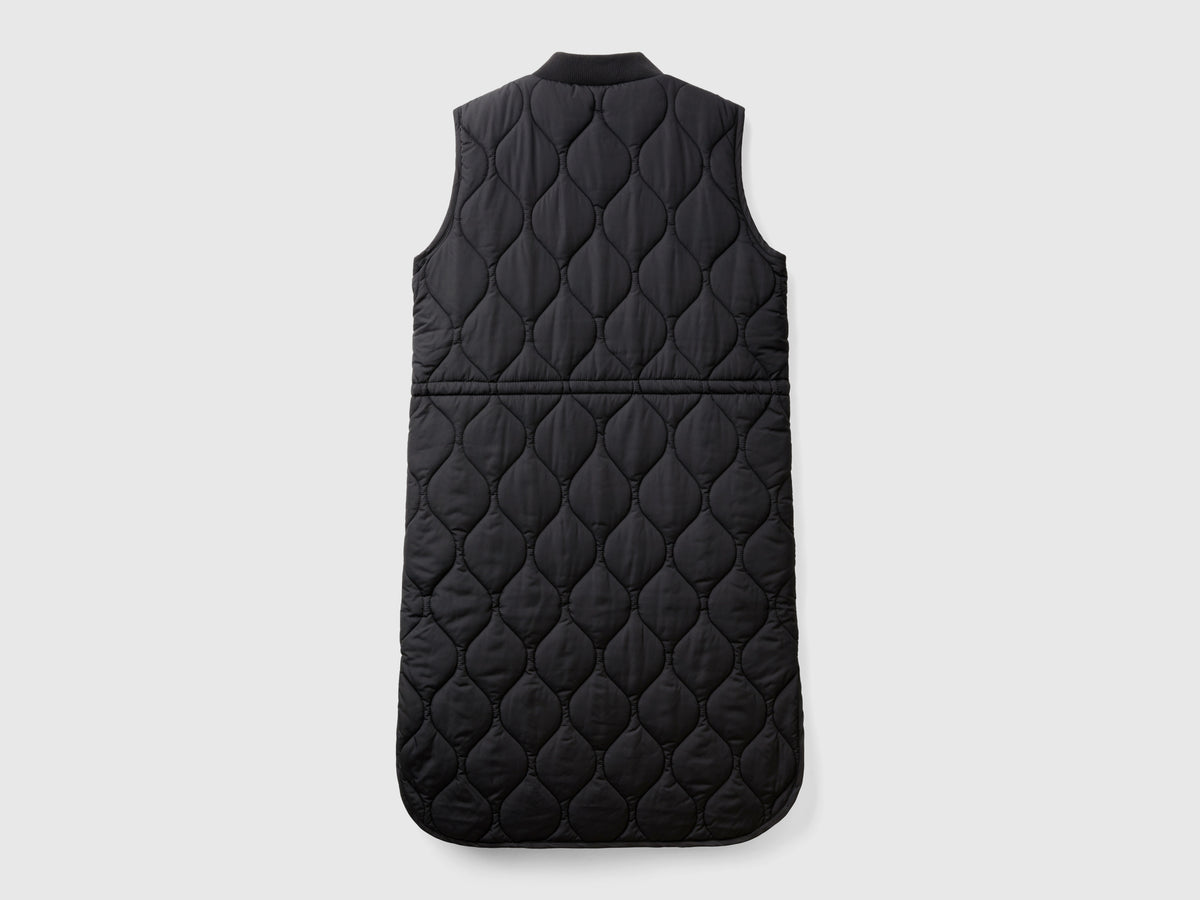 Gilet lungo in nylon