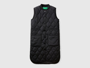 Gilet lungo in nylon