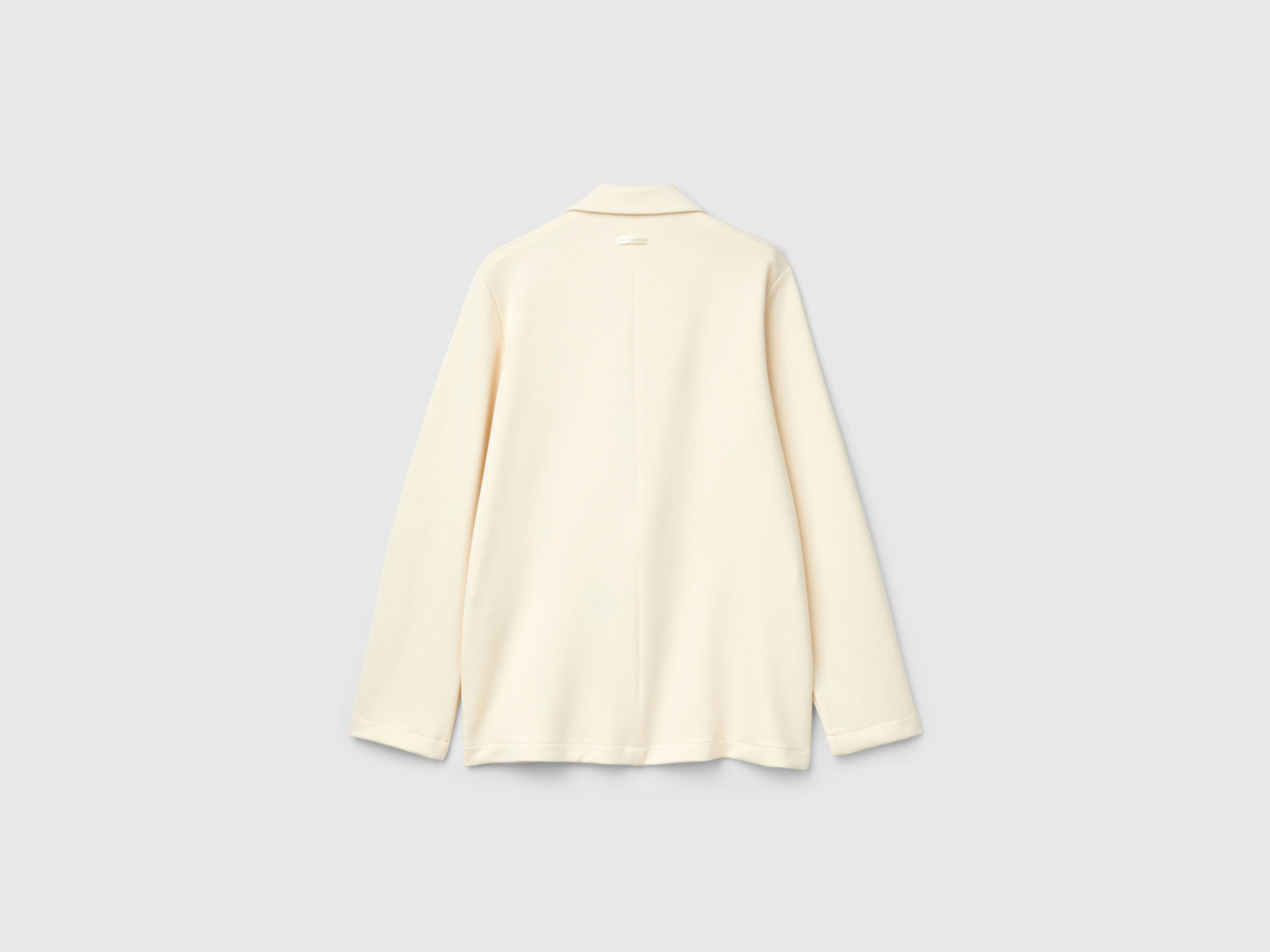 Giacca in misto Modal stretch da donna bianco panna 2 | Benetton Outlet