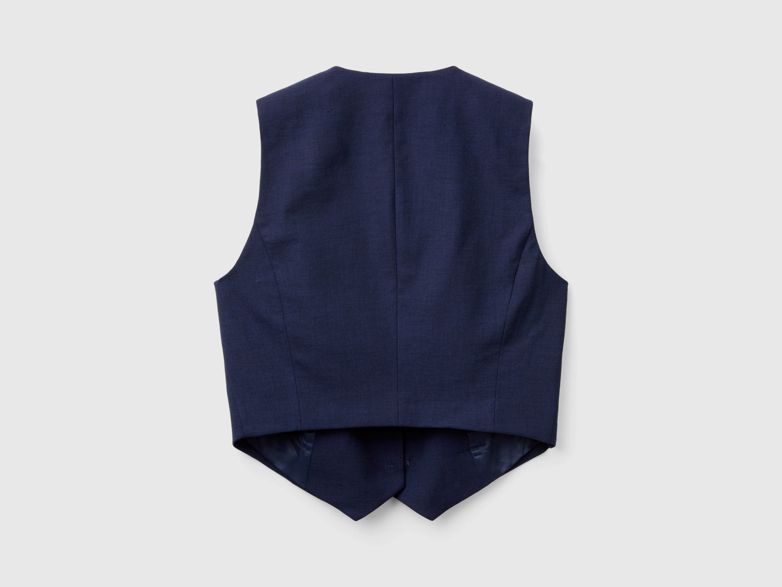 Gilet in misto viscosa da donna blu scuro 2 | Benetton Outlet