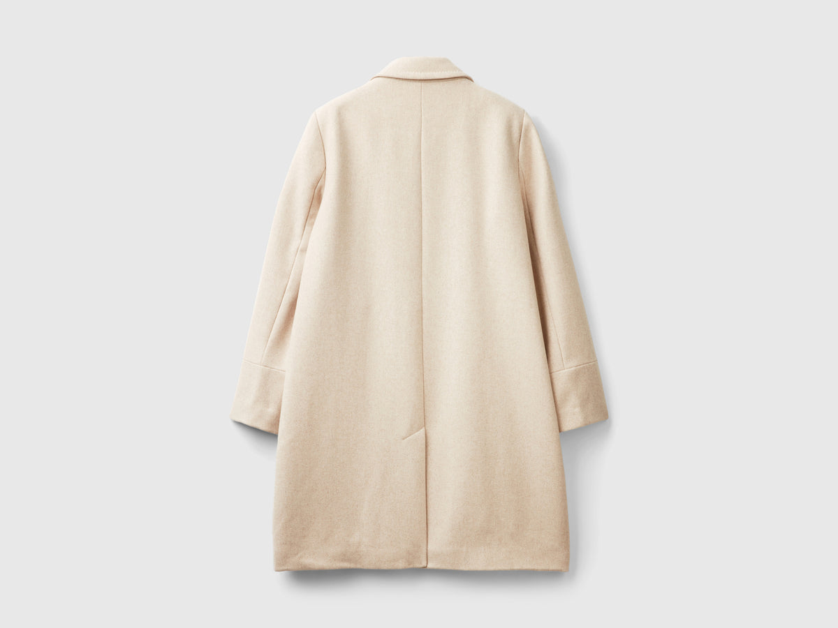 Cappotto corto in misto lana