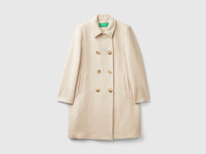 Cappotto corto in misto lana