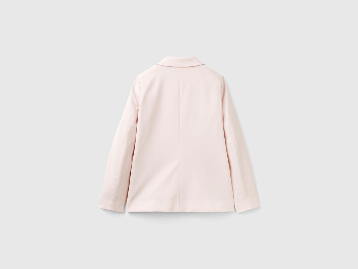 Blazer in misto viscosa stretch