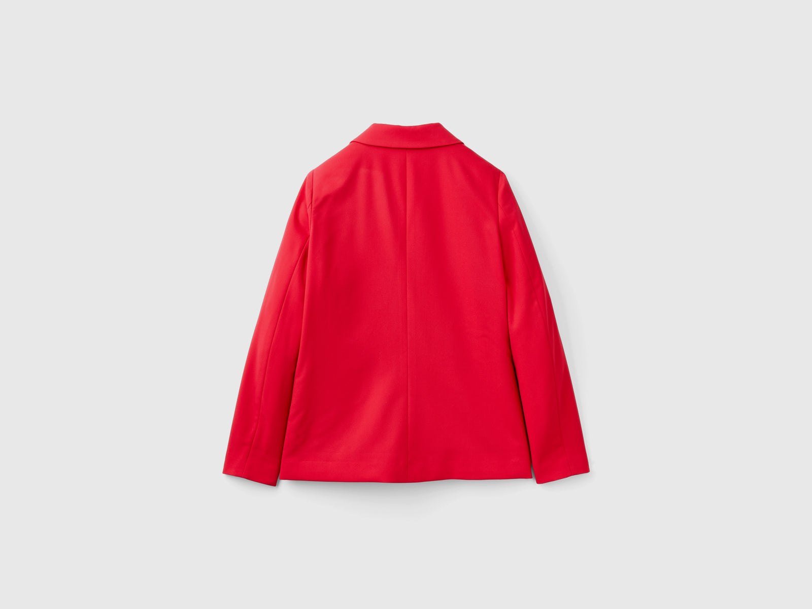Blazer de mezcla de viscosa elástica da donna rosso 2 | Benetton Outlet