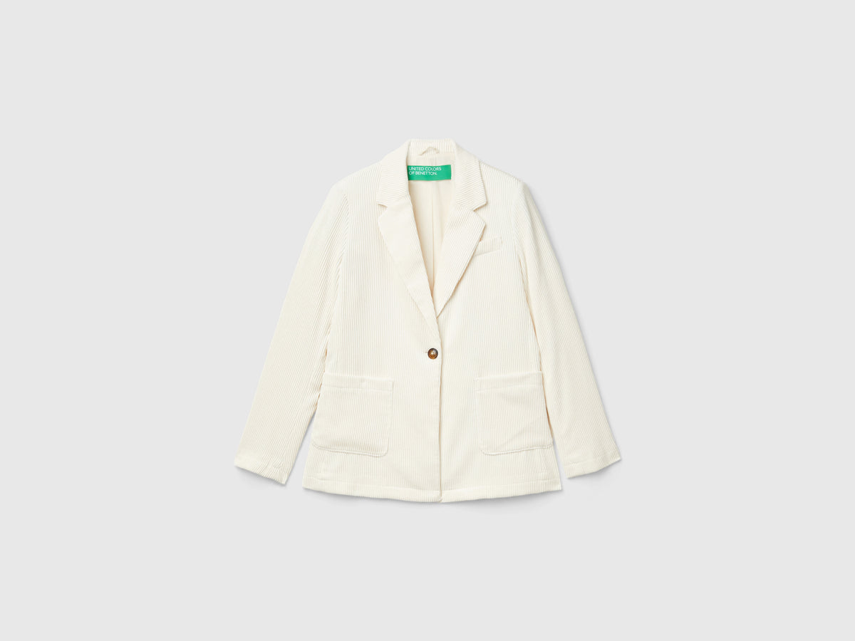Blazer in velluto a costine