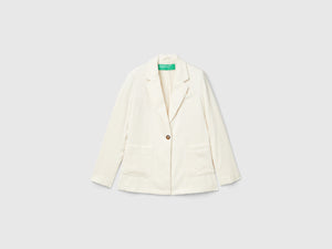 Blazer in velluto a costine