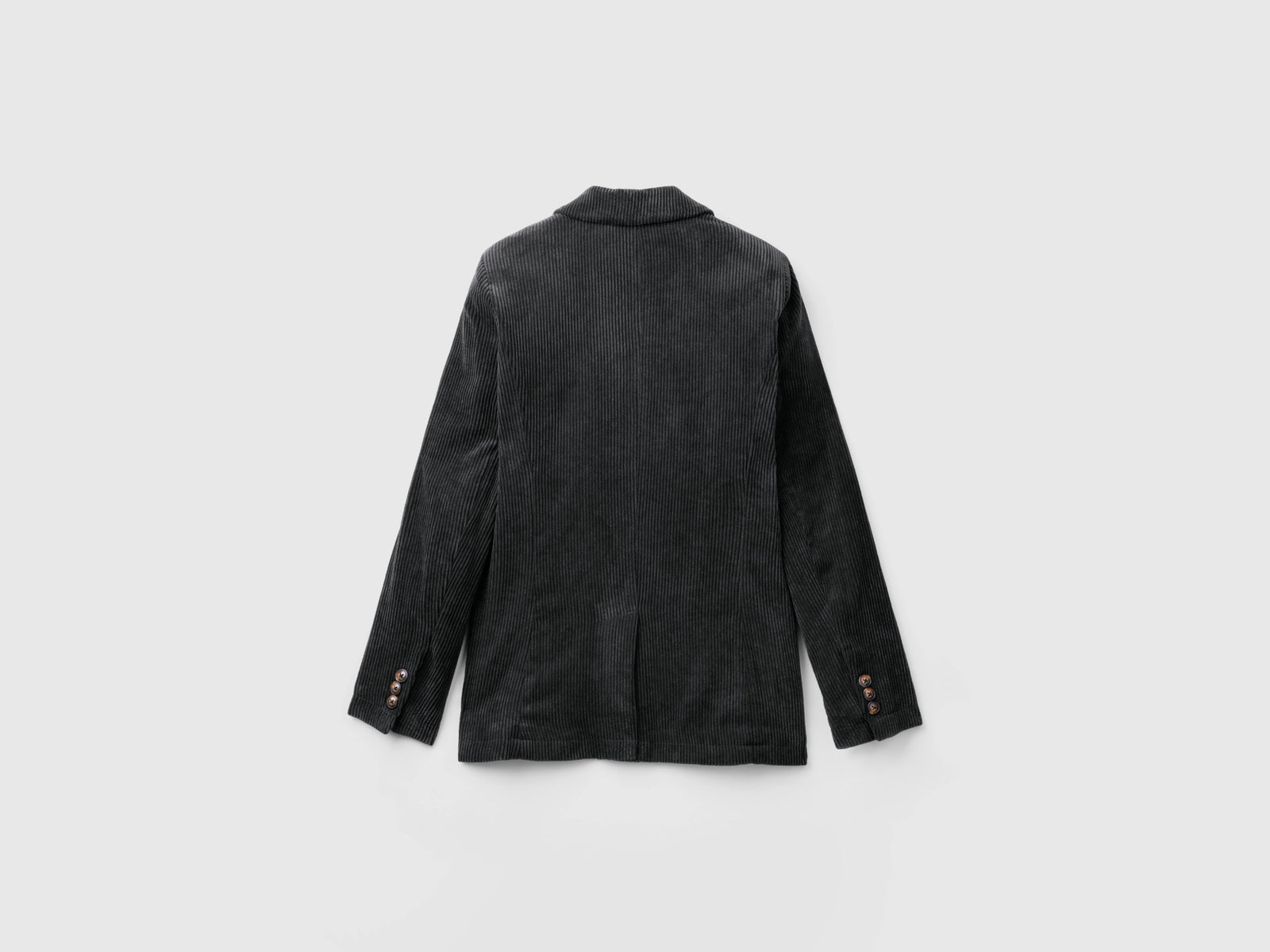 Blazer in velluto a costine da donna nero 2 | Benetton Outlet