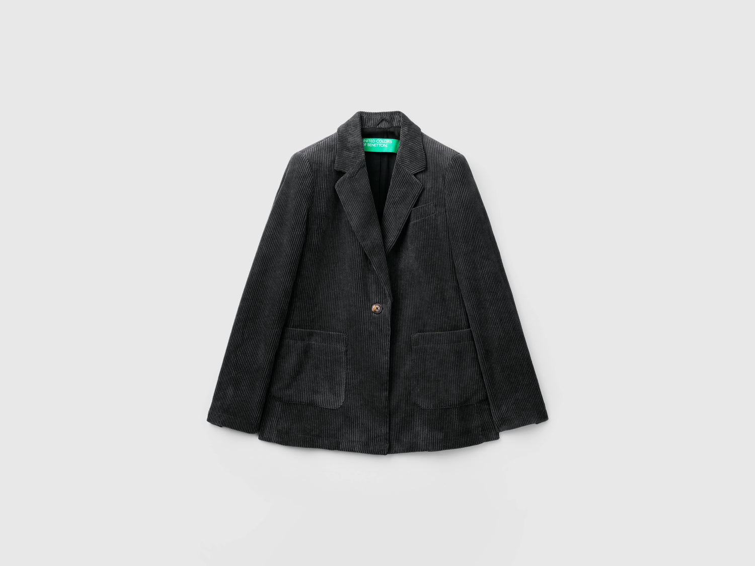Corduroy Blazer da donna nero | Benetton Outlet