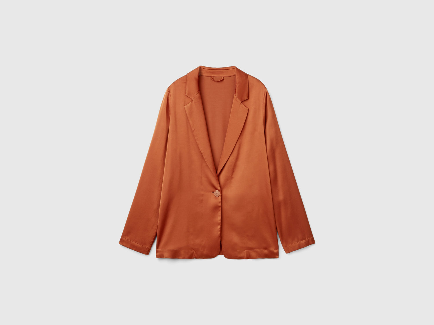 Blazer in pure viscose da donna bruciato | Benetton Outlet