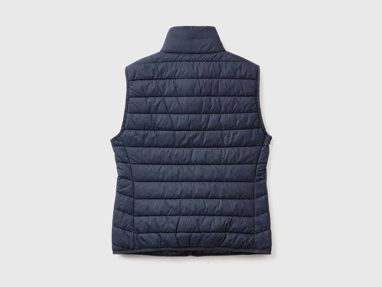 Smanicato imbottito con ovatta riciclata da donna blu scuro 2 | Benetton Outlet