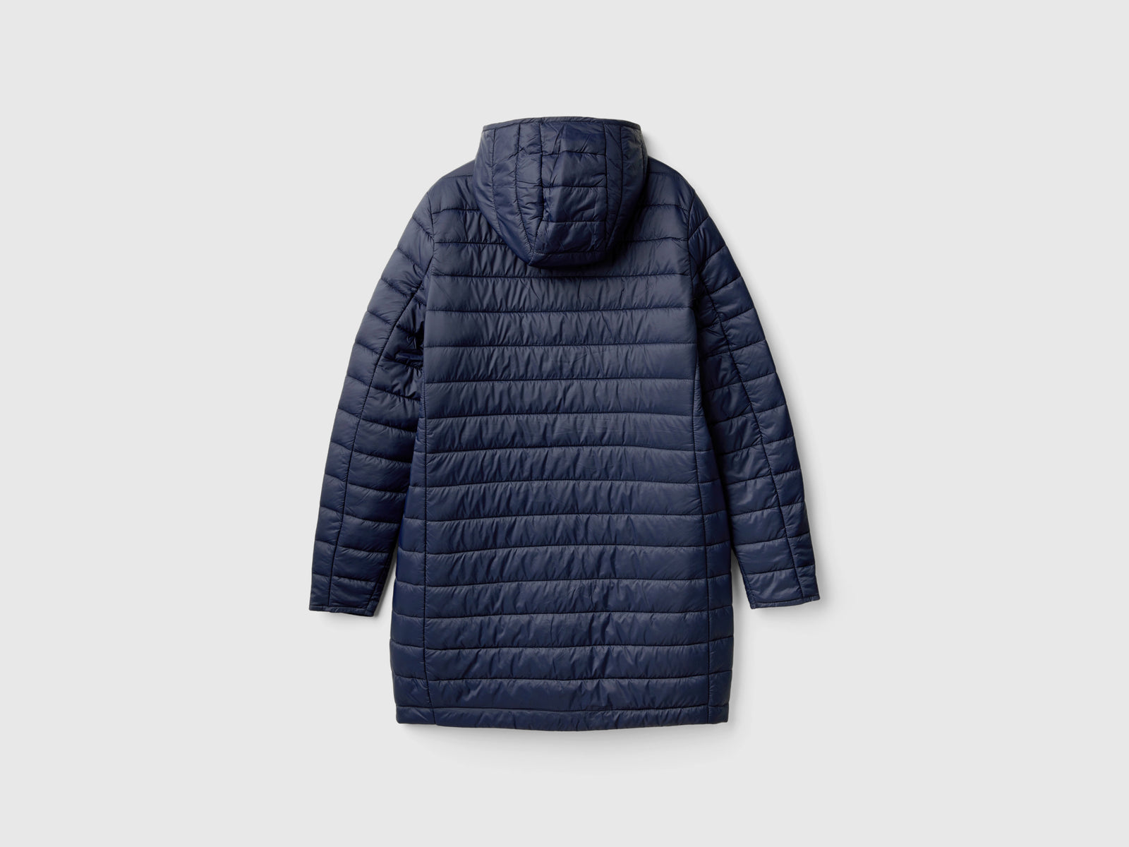 Chaqueta de plumas rellena de guata reciclada da donna blu scuro 2 | Benetton Outlet