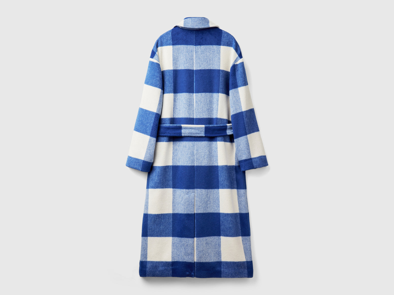 Cappotto doppiopetto a quadri da donna multi-color 2 | Benetton Outlet
