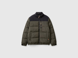 Piumino pesante color block