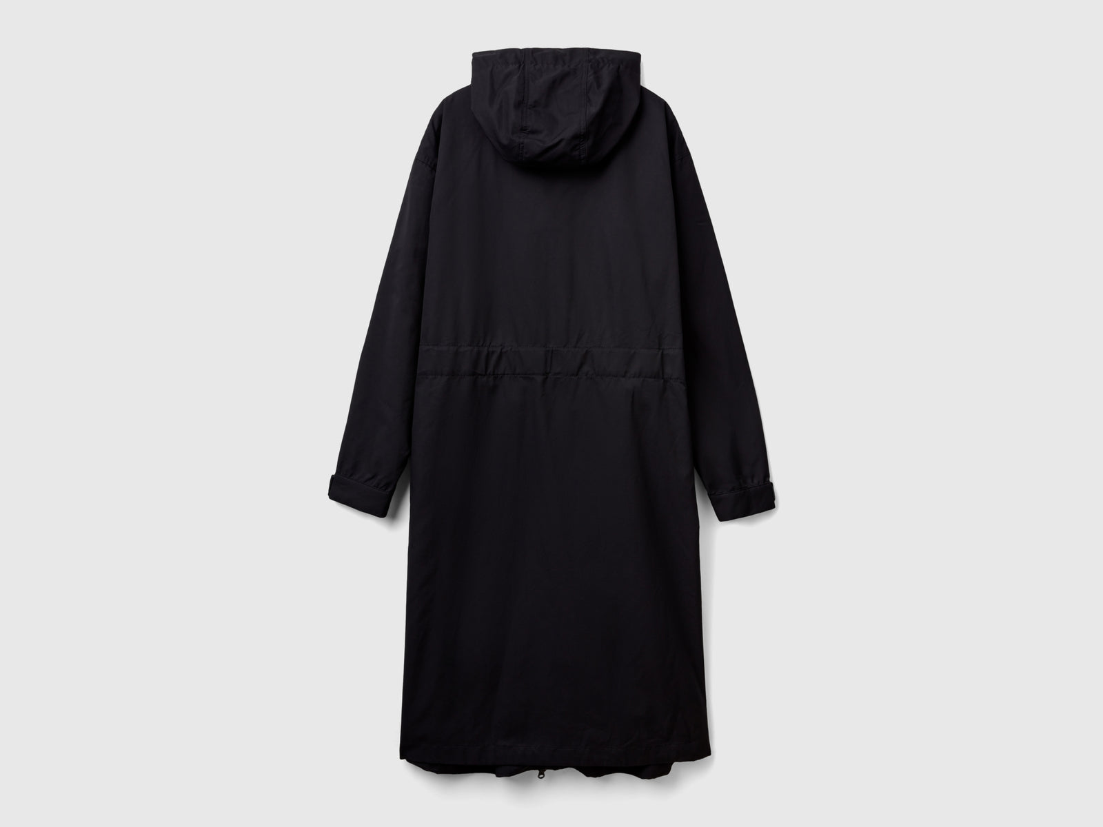 Parka in misto cotone e nylon "Rain Defender" da donna nero 2 | Benetton Outlet