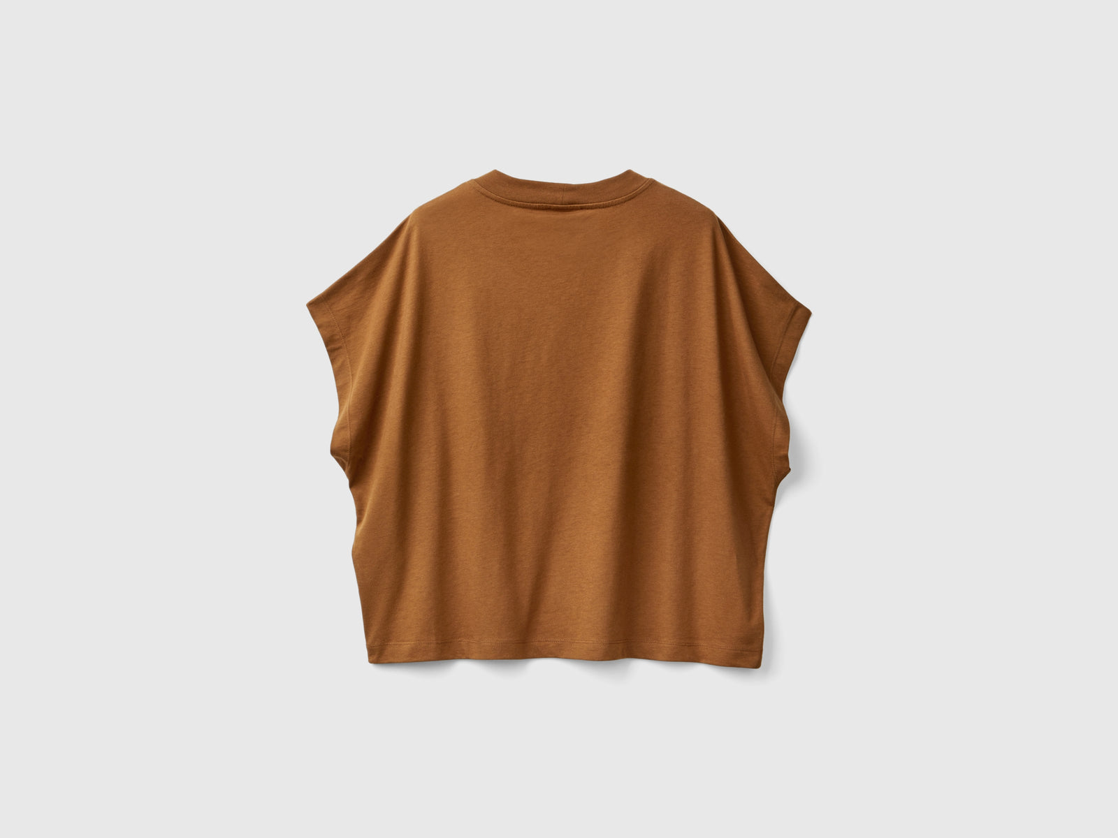 Maglietta con manica a kimono da donna marrone 2 | Benetton Outlet
