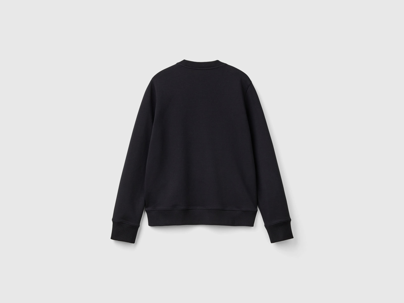 Sweatshirt with jewel-effect applications da donna nero 2 | Benetton Outlet