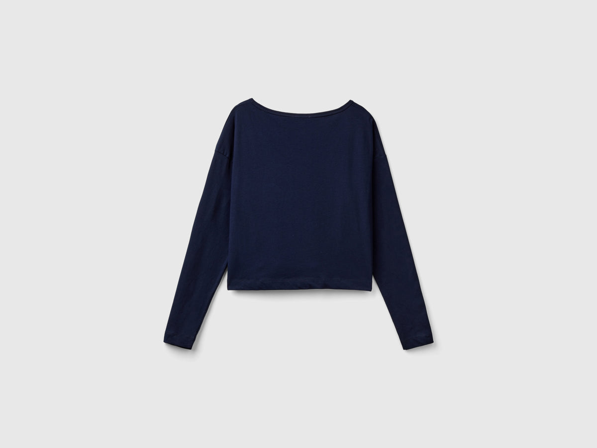 T-shirt in cotone a fibra lunga